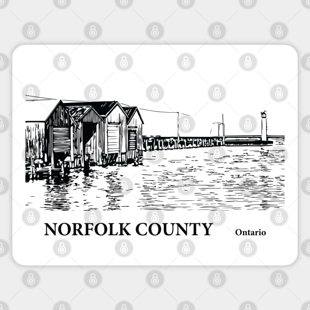 Norfolk County Ontario Sticker by Lakeric